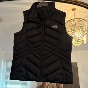 The North Face Womens Black Puffer Vest - M